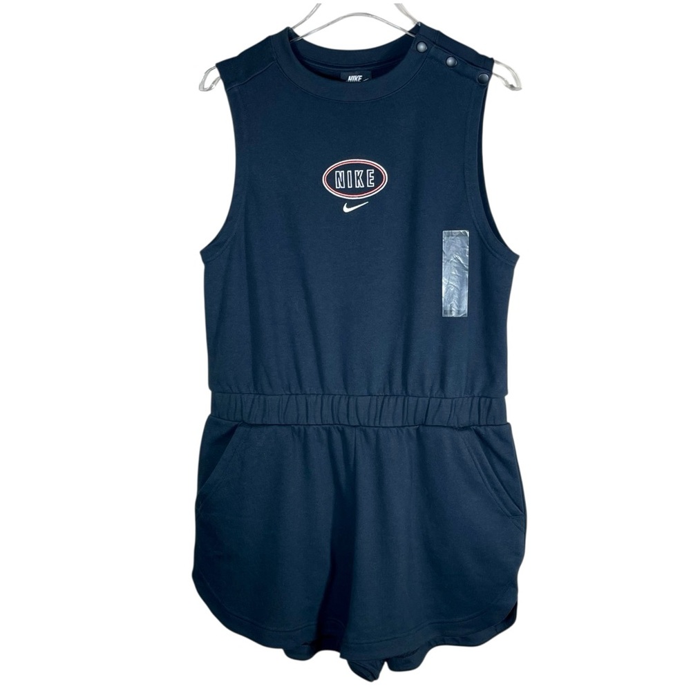 Nike Sportswear Black Varsity One-Piece Romper Size Large NWT - Picture 3 of 16